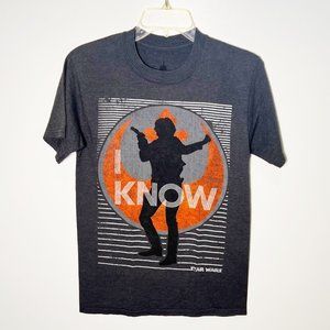 Disney Parks Star Wars Han Solo I Know Couples Tee S